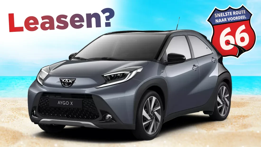 Toyota Aygo X leasen route 66 actie