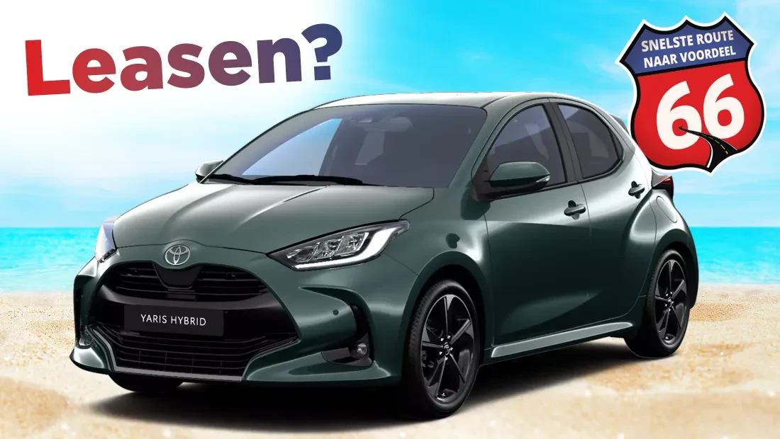 Toyota Yaris leasen route 66 actie