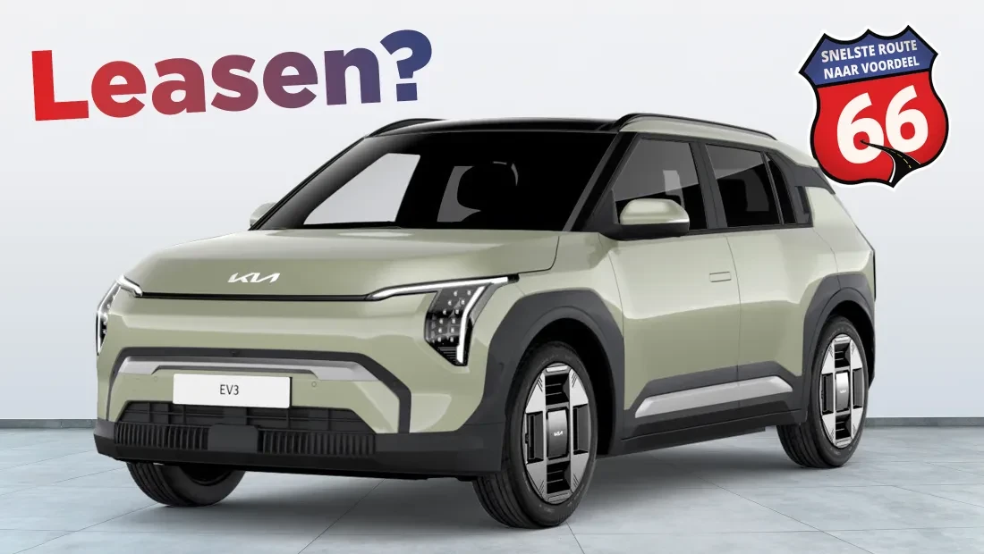 Kia EV3 leasen route 66 actie