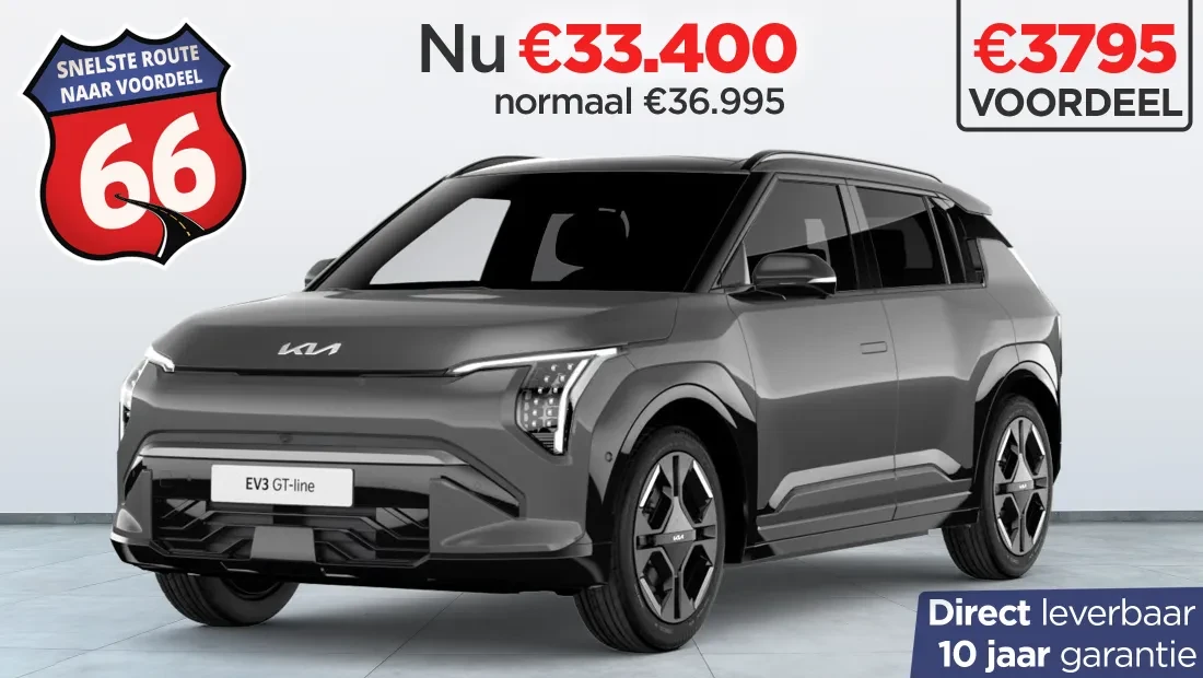 Kooijman Autogroep Route 66 Actie Kia EV3