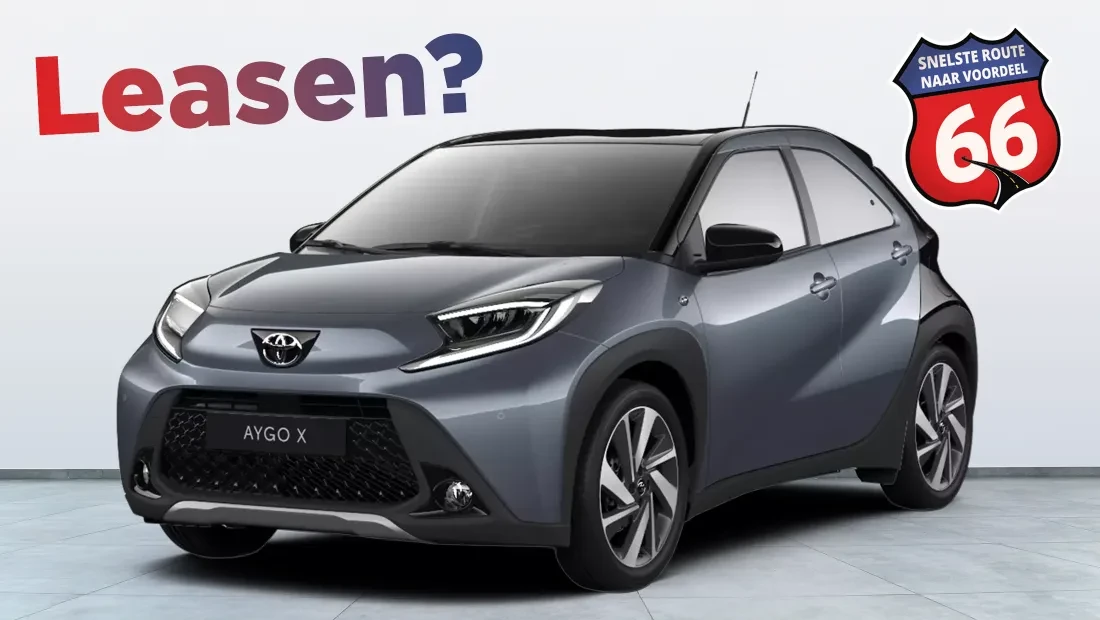 Toyota Aygo X leasen route 66 actie