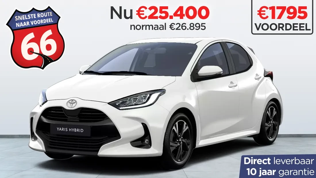 Kooijman Autogroep Route 66 Actie Toyota Yaris