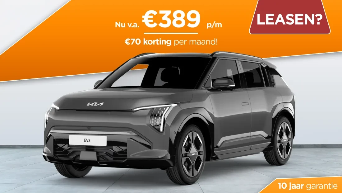Kia EV3 - LEASEN actie kooijman herfst 2025