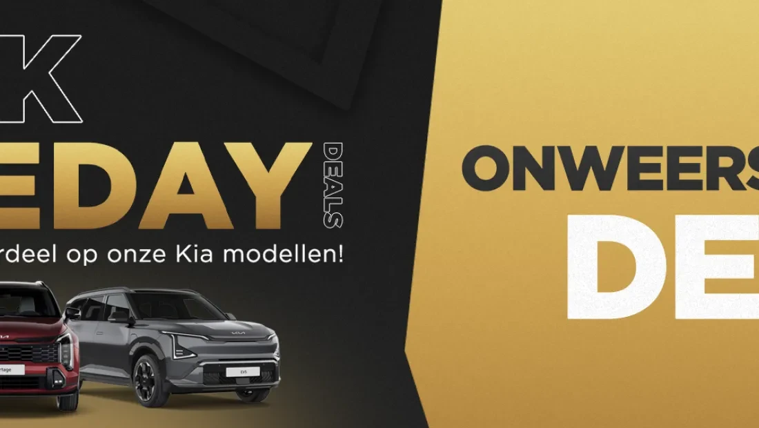 black friday black drive deal deals bij kia kooijman