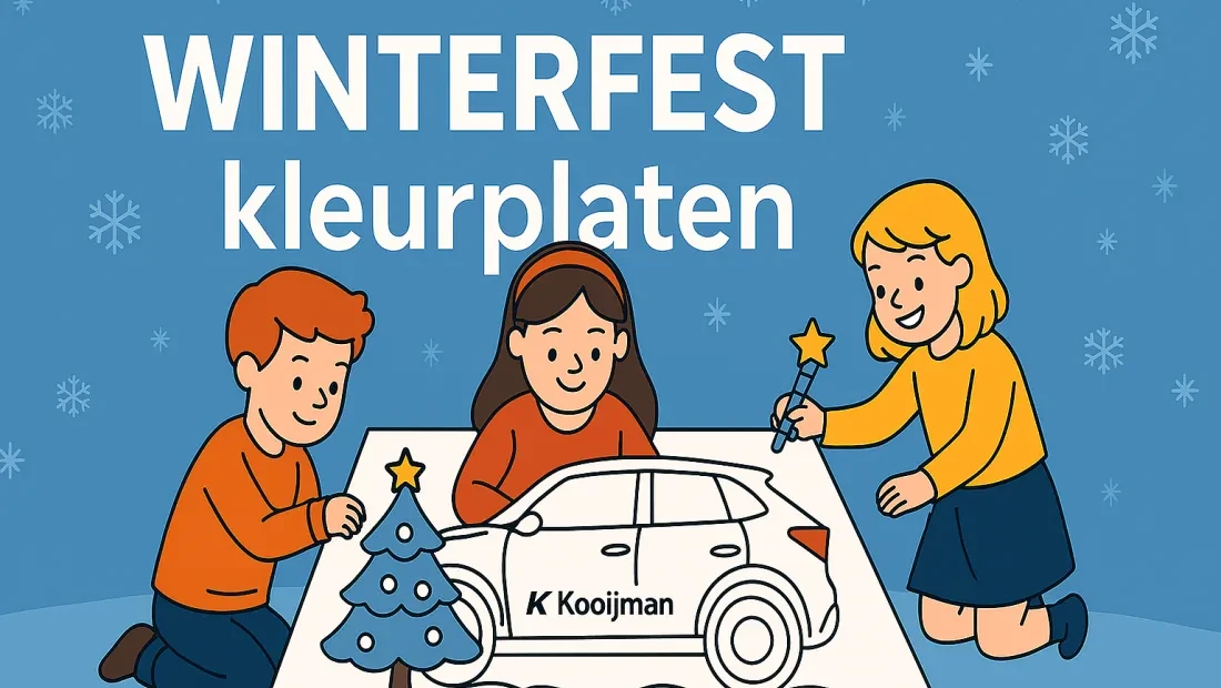 kleurplaat winterfest kooijman autogroep