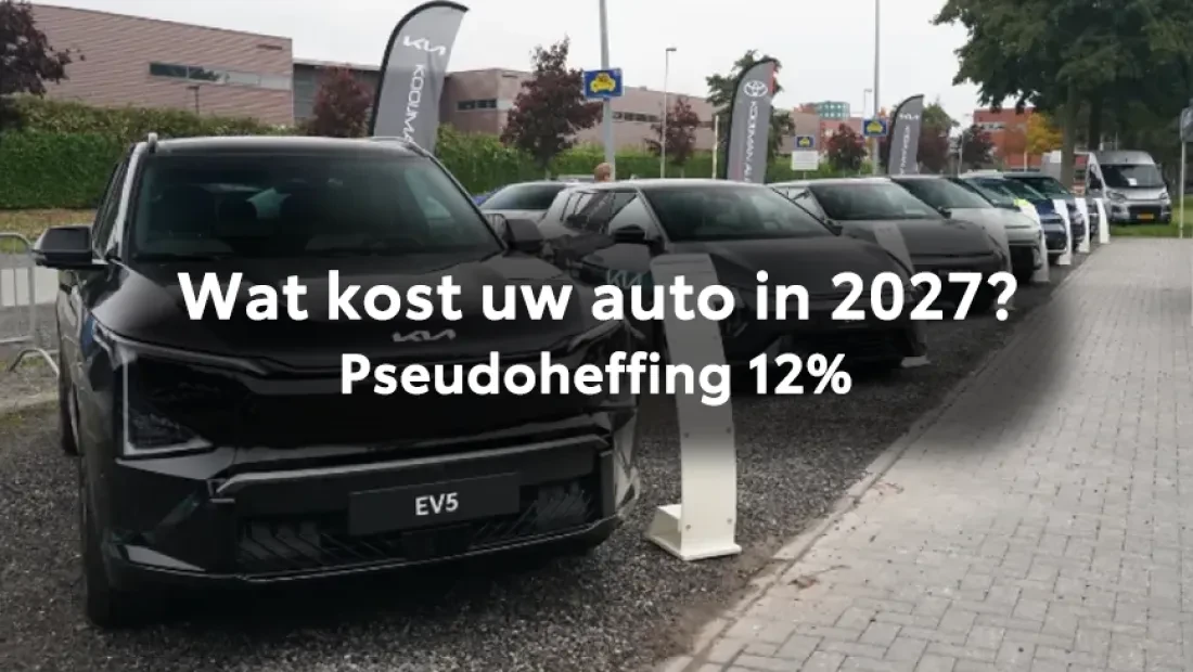 kia EV op een rij  