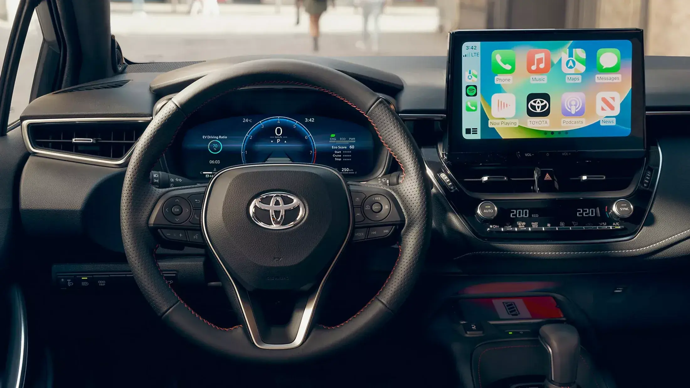 toyota corolla hatchback interieur